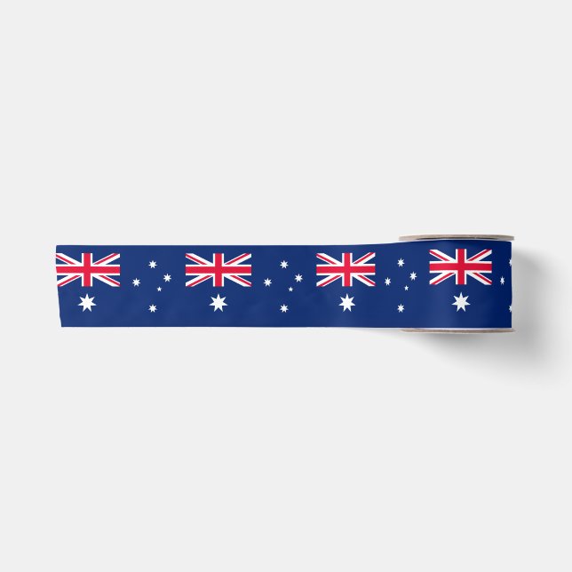 australische Flagge Satinband (Vorderseite)