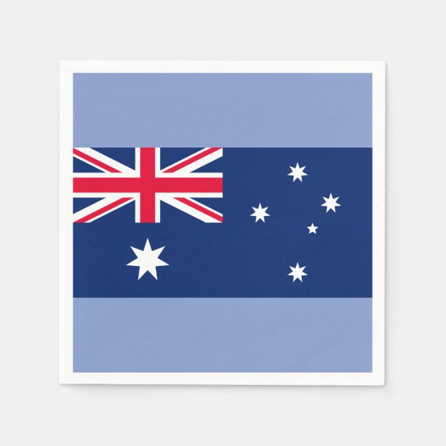 australische Flagge Serviette (Vorderseite)