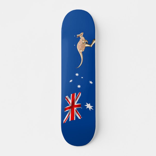 Australische Flagge Skateboard (Vorne)