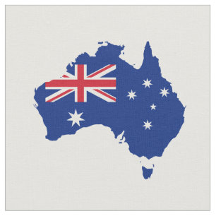 Australische Flagge Stoff
