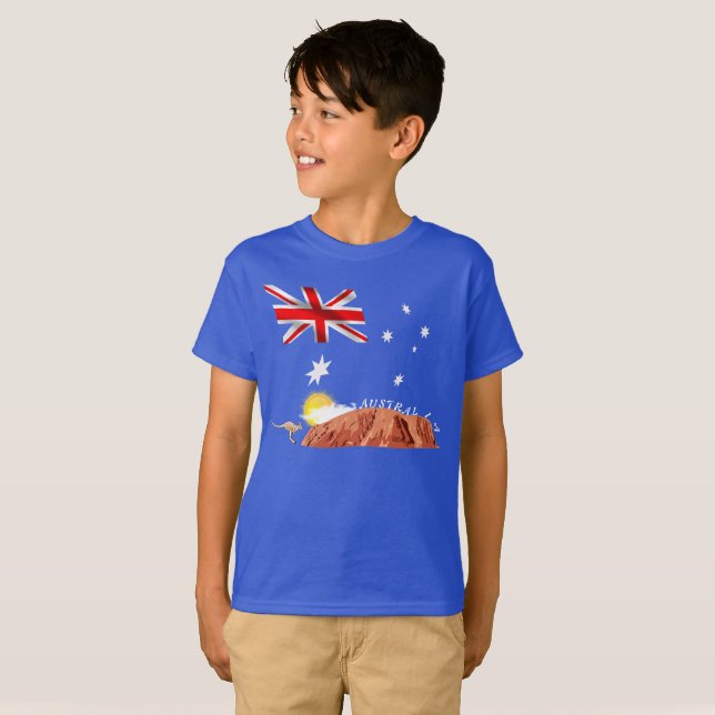 Australische Flagge T-Shirt (Vorne ganz)