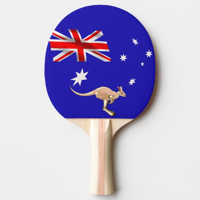 Australische Flagge Tischtennis Schläger (Vorderseite)
