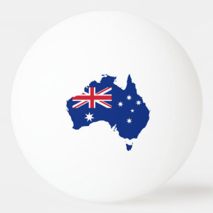 Australische Flagge Tischtennisball