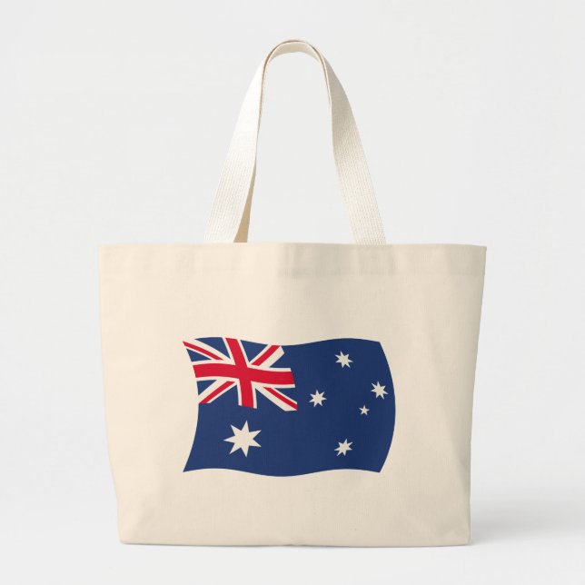 Australische Flagge Totbeutel Jumbo Stoffbeutel (Vorne)