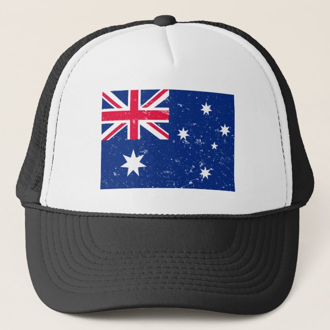 Australische Flagge Truckerkappe (Vorderseite)