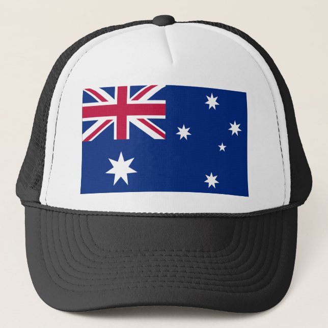 australische Flagge Truckerkappe (Vorderseite)