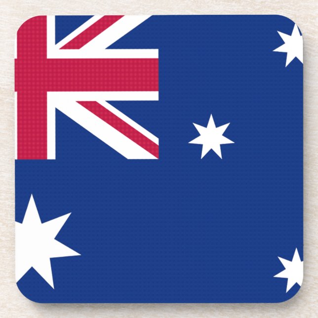 australische Flagge Untersetzer (Vorderseite)