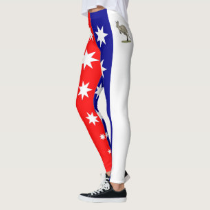 Australische Flaggenfarben ~Kangaroo ~ Einzigartig Leggings