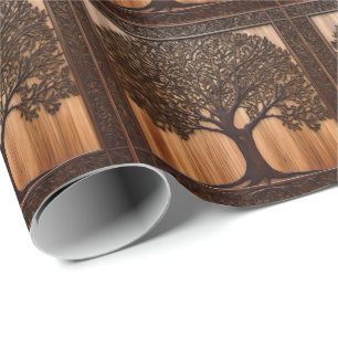 Australische Flora: The Wattle Tree Wood Print, Geschenkpapier
