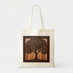 Australische Flora: The Wattle Tree Wood Print, Tragetasche