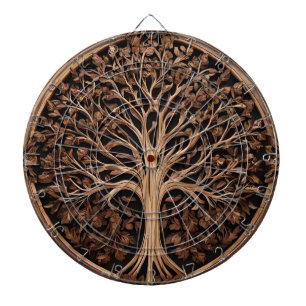 Australische Freuden: Waratah Tree Wood Print, Dartscheibe