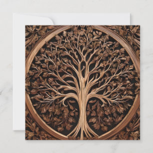 Australische Freuden: Waratah Tree Wood Print, Einladung