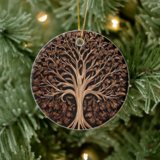 Australische Freuden: Waratah Tree Wood Print, Keramik Ornament