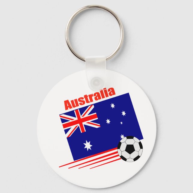 Australische Fußballmannschaft Schlüsselanhänger (Vorderseite)