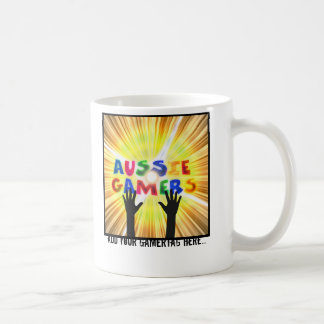 Australische Gamers, die Tasse trinken