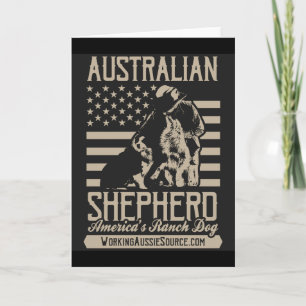Australische Grußkarten USA Karte