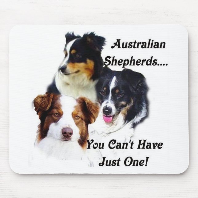 Australische Hirten Mousepad (Vorne)