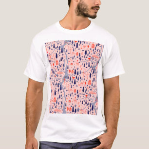 Australische Ikonen, nahtlos dekoratives Muster. T-Shirt