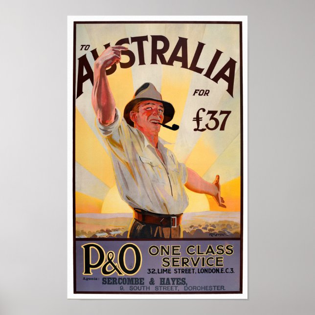 Australische Jahrtausendreise Poster (Vorne)
