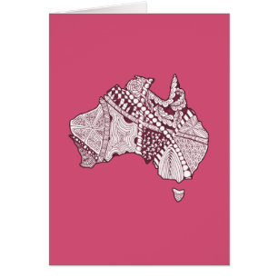 Australische Karte Art
