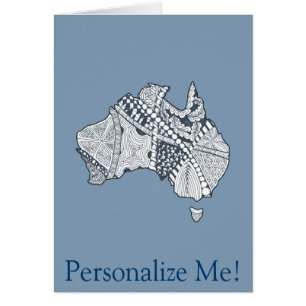 Australische Karte Art