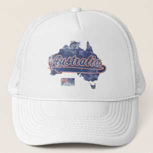 Australische Karte Truckerkappe