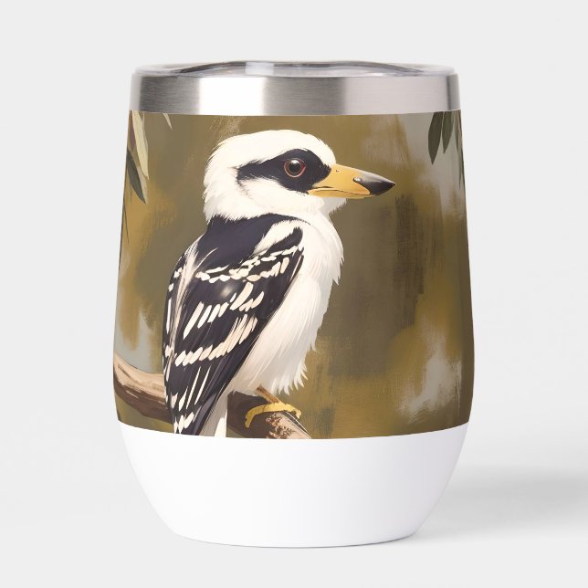 australische Kookaburramalerei, (Rückseite)