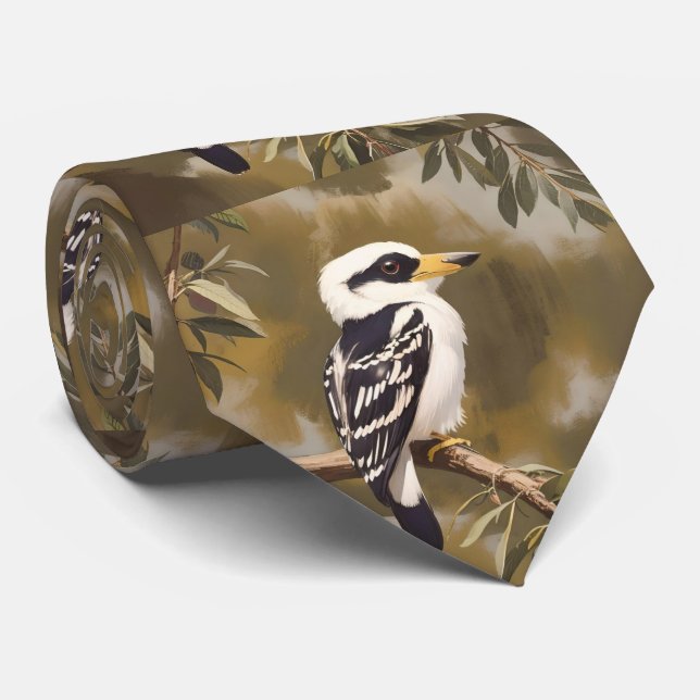 australische Kookaburramalerei, Krawatte (Gerollt)
