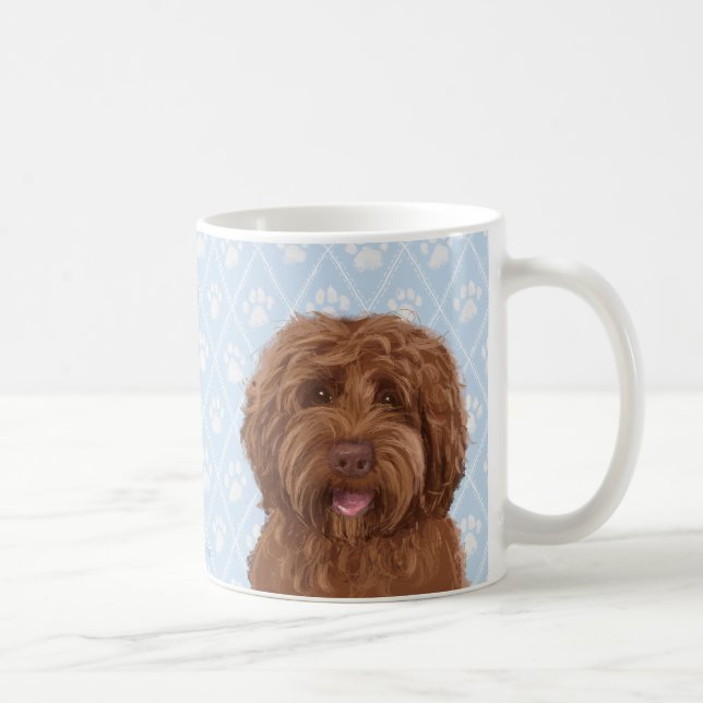 Australische labradoodle Kaffee-Tasse Kaffeetasse (Rechts)