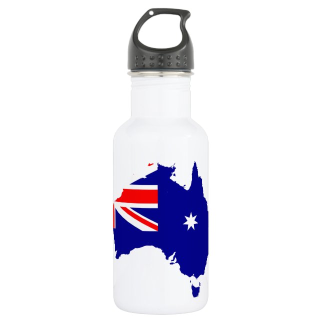 Australische Landesflagge Trinkflasche (Vorderseite)