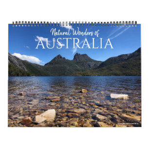 Australische Landschaften 2027 (mit Orten) groß Kalender