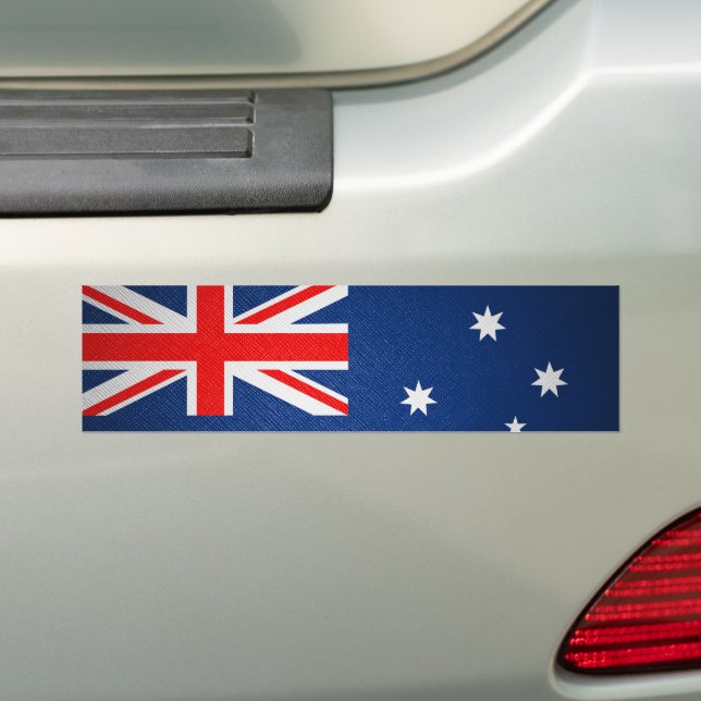 Australische Lederflagge Autoaufkleber (Auf Auto)