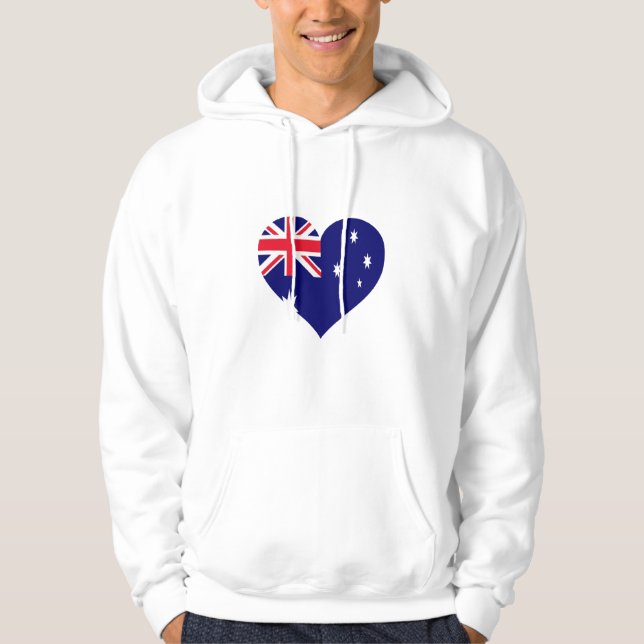Australische Liebe Hoodie (Vorderseite)