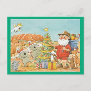 Australische Merry Christmas Feiertagspostkarte