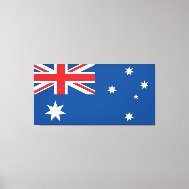 australische Nationalflagge Leinwanddruck (Vorderseite)