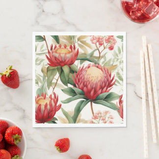 Australische Native Protea Blume II Serviette