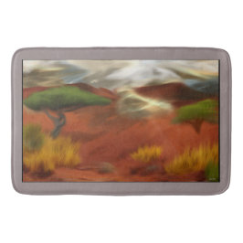 Australische Outback Dawn Abstrakt Art Badematte