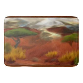 Australische Outback Dawn Abstrakt Art Badematte