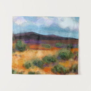 Australische Outback Impressionistin Landschaft Wandteppich