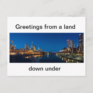 Australische Post Card Melbourne City Postkarte