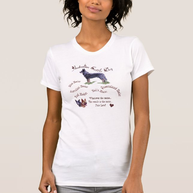 Australische Rinder-Hunde-Geschenke T-Shirt (Vorderseite)