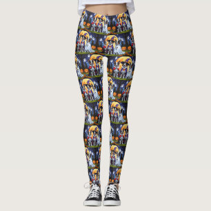Australische Rinder Hunde Pumpkin Halloween Funny Leggings