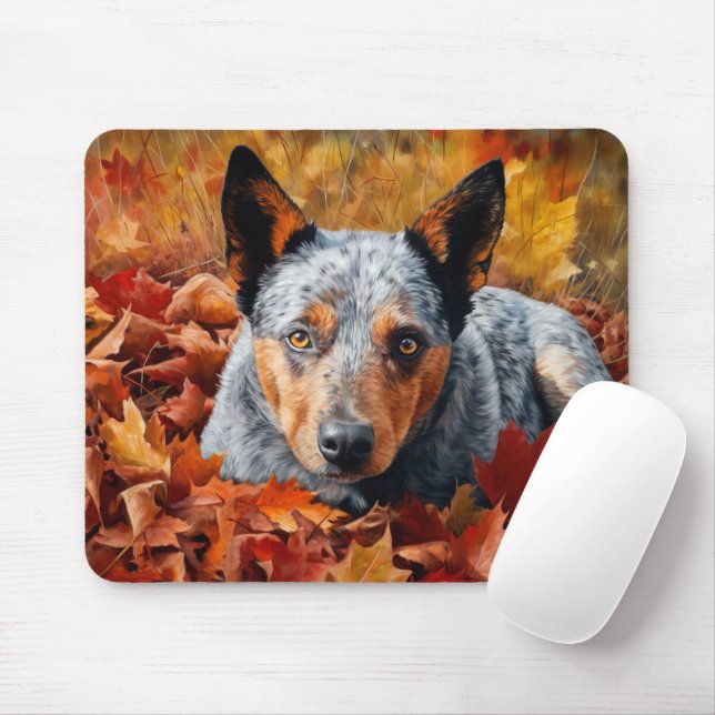 Australische Rinder im Herbst Leaves Fall Inspirie Mousepad (Mit Mouse)