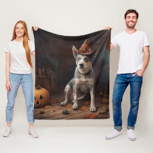 Australische Rinder-Kürbisse Halloween Gruselig Fleecedecke