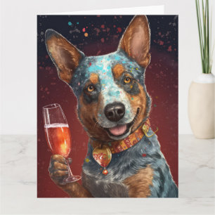 Australische Rinder-Neujahrskarte Karte