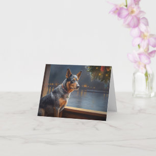 Australische Rinder Weihnachts-Kreuzfahrt Pawsome  Karte