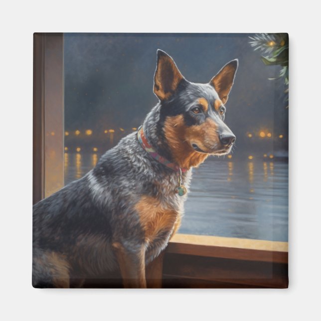 Australische Rinder Weihnachts-Kreuzfahrt Pawsome  Magnet (Vorne)