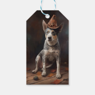 Australische Rinderpumpen Halloween Beängstigend Geschenkanhänger