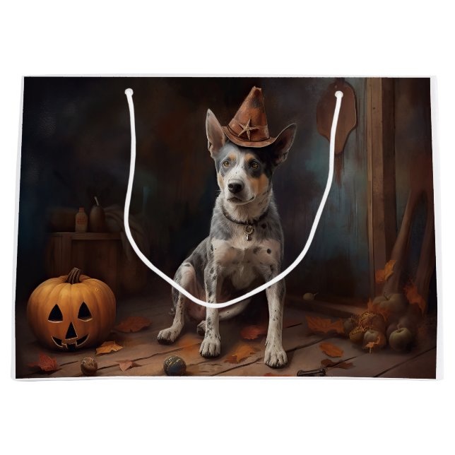 Australische Rinderpumpen Halloween Beängstigend Große Geschenktüte (Vorderseite)