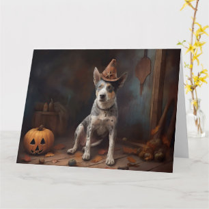 Australische Rinderpumpen Halloween Beängstigend Karte